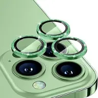 Mtp Products iPhone 16 Pro/16 Pro Max Hat Prince Glitter Kameralinsskydd - Grön
