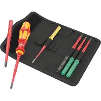 Wera Kraftform Kompakt VDE 7 extra slim 1 Utbytbara blad set Elektriker