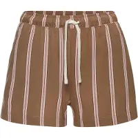 LASCANA Kort pyjamas brokad / rosa / svart / vit