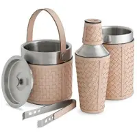 Eichholtz Sintra barset tan leather 3-set