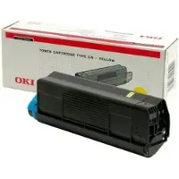 OKI Tonerkassett gul 5000 sidor
