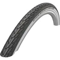 Schwalbe Road Cruiser Clincher Däck 28" K-Guard Active Reflex svart/vit 42-622 | 28x1.60" 2022 Däck till City- & Trekkingcyklar