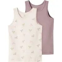 Name it Linnen - Noos - 2-pack - NmfTank - Barely Rosa - - 2 år (92) - Linne