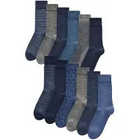 Next Sockor marinblå / gråmelerad / svart