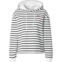 Pieces Sweatshirt 'PCCHILLI' svart / vit