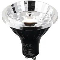 LUEDD GU10 3-stegs dimbar i Kelvin LED-lampa 70mm 6W 500 lm 2200 - 3600K