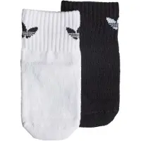 Adidas Strumpor m. Halkskydd - 2-pack - Svart/Vit - - 22/24 - Strumpor