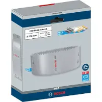 Bosch PRO Multi Material, Single, Borr, Gipsvägg, Metall, Icke-järnmetaller, Plast, Mjuka träslag, Grå, Koboltstål, Kobalt-legerat höghastighetsstål (HSS-Co)