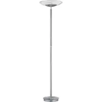 HELL LED uplight golvlampa Findus, dimbar, Aluminium / grå / zink, Vardagsrum / matsal, Metall, Modern, LED-golvlampa