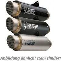 MIVV Gp Kawasaki Z900 2017-19/z900 A2 2017-24 K.045.l2p Homologerad Slip On Ljuddämpare