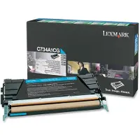 Lexmark Tonerkassett cyan 6.000 sidor return