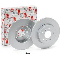 FERODO Bromsskivor DDF2683C bak, full, 2 Stycke