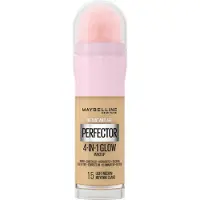 Maybelline Instant Age Rewind Perfector 4-in-1 Glow Flytande foundation 20 ml Nr. 1.5 - Light Medium
