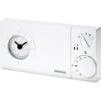Eberle easy 3 st, Vit, IP30, 5 - 30 ° C, °C, Analog, AC