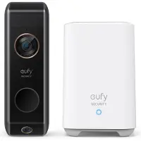 Eufy - Dörrklocka - trådlös - 802.11b/g/n - svart