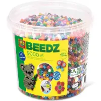 SES Creative Beedz 06321, Pärlor till pärlplattor, 9000 styck, Plast, Multifärg, Barn, Pojke/flicka