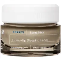 Korres Black Pine 4D Bio-ShapeLift Plumping Night Cream fr fast hud Dermatologiskt testad Vegansk 40 ml