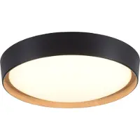 JUST LIGHT LED taklampa Emilia, dimbar, Svart, Vardagsrum / matsal, Metall, Modern, LED-taklampa