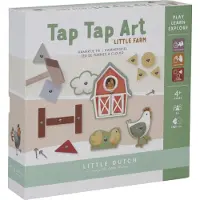 Little Dutch Kreativt lekset - Knacka Knacka Art - Liten Farm - - One Size - Kreativt lekset