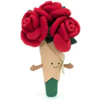 Jellycat Gosedjur - 30x17 cm - Amuseables Rose Bukett - - One Size - Gosedjur