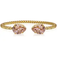 Caroline Svedbom Mini Drop Bracelet Gold Vintage Rose - Stjärnurmakarna