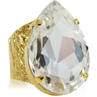 Caroline Svedbom Perfect Drop ring crystal