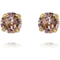 Caroline Svedbom Classic Stud Earrings Gold Vintage Rose - Stjärnurmakarna