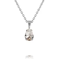 Caroline Svedbom Petite Drop halsband crystal rhodium