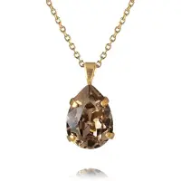 Caroline Svedbom Mini Drop halsband greige
