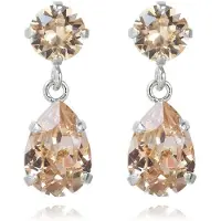 Caroline Svedbom Mini Drop örhängen silk rhodium