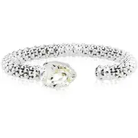 Caroline Svedbom Classic Rope Bracelet Rhodium Crystal - Stjärnurmakarna