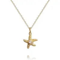Caroline Svedbom Mini Sea Star Necklace Gold - Stjärnurmakarna