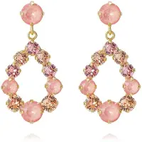 Caroline Svedbom Mini Delia Earrings Gold Flamingo Ignite - Stjärnurmakarna