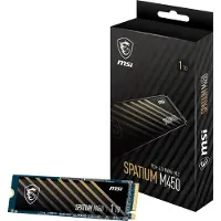 MSI SPATIUM M450 PCIe 4.0 NVMe M.2 1TB, 1 TB, M.2, 3600 MB/s