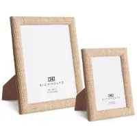 Eichholtz Pamplona fotoram natural raffia 2-pack