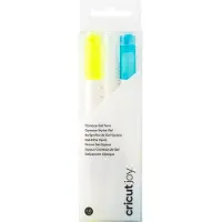 Cricut Joy - Rollerball-penna - gul, vit, blå - ogenomskinlig - gelbläck - 1 mm (paket om 3)