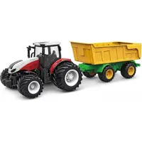 Amewi RC-traktor Jordbruksfordon Traktor mit Kippanhänger RtR