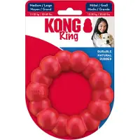 Kong Leksak Ring Classic Röd M/l 11cm