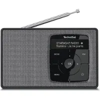 Technisat Bordsradio DIGITRADIO 2 DAB+, FM Väckningsfunktion Svart/Silver
