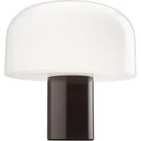 Flos Design bordslampa Bellhop Glass T, dimbar, Brun / rost, Vardagsrum / matsal, Aluminium / grå / zink, Bordslampa