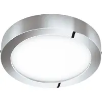 Eglo connect Smart taklampa Fueva-C, dimbar, Förkromad / silver, Hall, Metall, Modern, Smarta hem taklampa