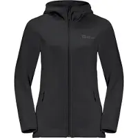 Jack Wolfskin Women's Baiselberg Hooded Full Zip Black