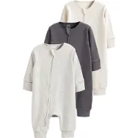 Next Pyjamas beige / grå / mörkgrå