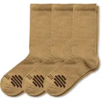 5.11 Tactical Duty Ready Plus Crew Socks (3-Pack) (Färg: US DK Coyote, Storlek: Medium (40.5-45))