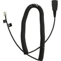 Jabra kabel QD till RJ10, spiral, 0,5 m