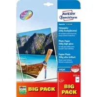 Avery-Zweckform Superior Photo Paper Inkjet BIG PACK 2572-50 Fotopapper DIN A4 200 G/m² 50 ark Högglans