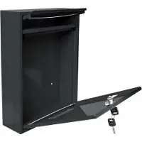 Malatec brevlåda s6237 – svart