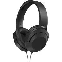 Philips TAH2005BK - Hörlurar - fullstorlek - kabelansluten - 3,5 mm kontakt - ljudisolerande