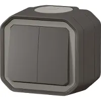 Legrand Insats Strömställare dubbel Plexo Flerfärgad 069775L 1 st