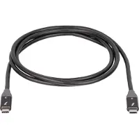 Akyga USB-kabel Thunderbolt 3 Thunderbolt-kontakt, Thunderbolt-kontakt 1.50 m Svart Symmetrisk konstruktion AK-USB-34